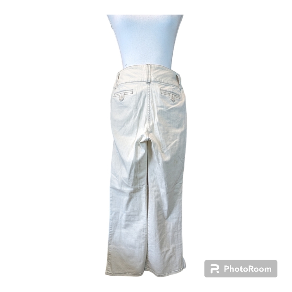 International Concepts Summer Cream White Pants SZ 6 - Picture 5 of 12